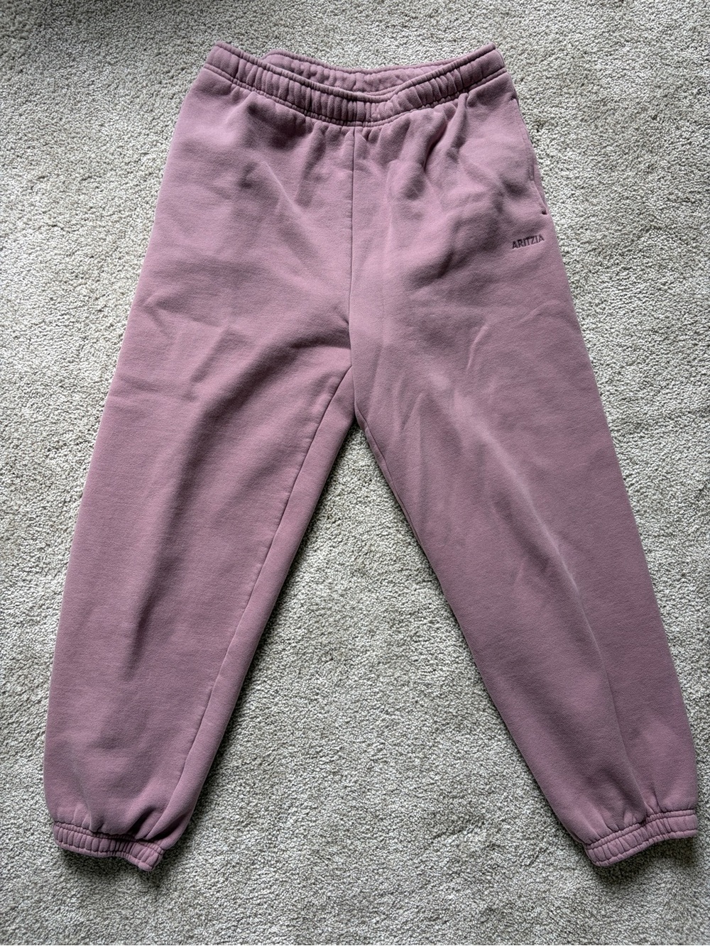 Aritzia Cozy Sweatfleece Mega Jogger Dusty Pink